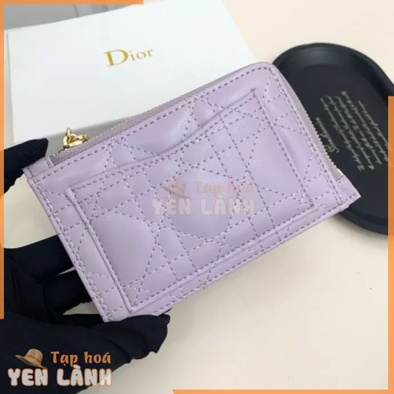 [Hộp diêm] Túi đựng thẻ nhỏ đa chức năng mới của Dior 8696 Ví nữ thời trang