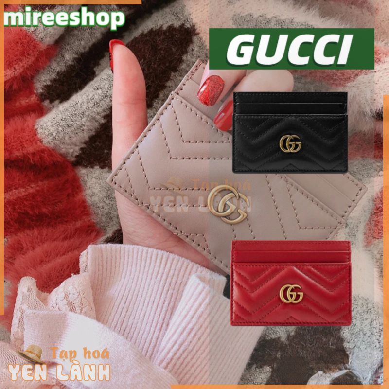 Hộp Đựng Thẻ Gucci GG Marmont Mới   Túi Vai Đơn