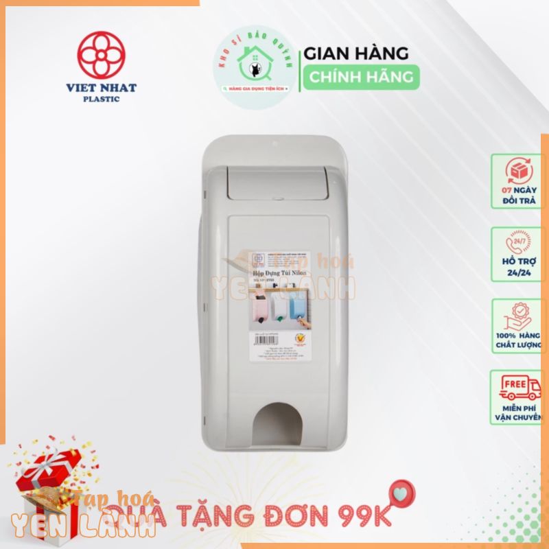 Hộp đựng túi nilon gắn tường thông minh Việt Nhật 2755 – Hộp đựng túi nilon, túi đựng rác dán tường