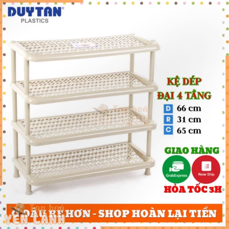 Duy Tân Store  Kệ dép nhựa đại duy tân 4 Tầng & 3 Tầng