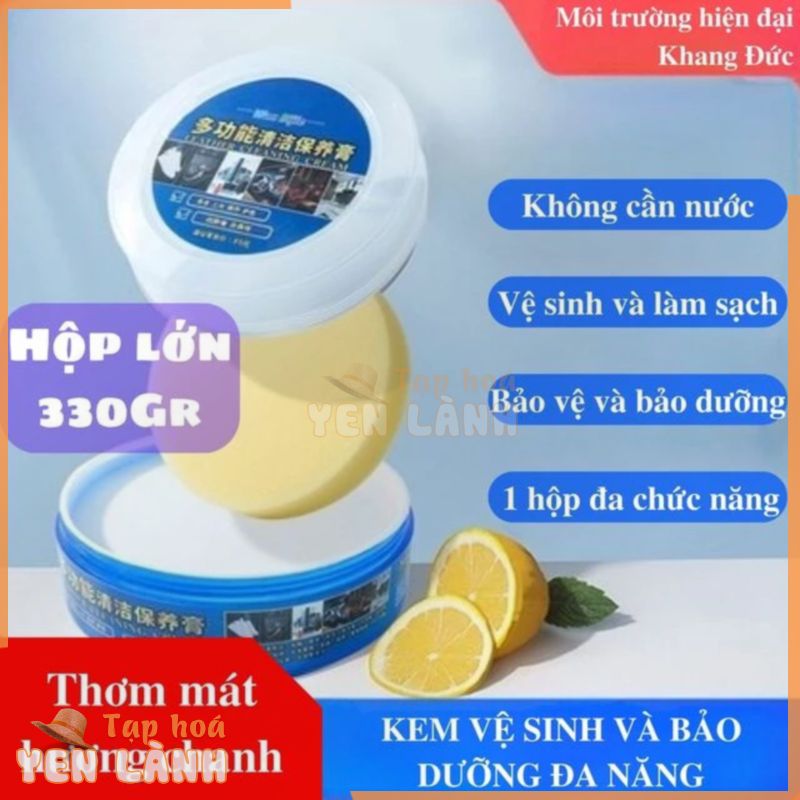 Kem Tẩy Trắng Giày Vệ Sinh Giày Túi Da Ghế Da Ô Tô Đa Năng Làm Sạch Sâu Không Cần Nước Hàng Nội Địa Trung Thơm Mùi Chanh