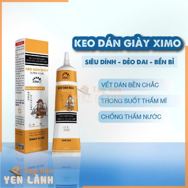 Keo dán giày thể thao siêu dính dùng nhiệt trong suốt – Dán vết rách giày, túi xách, đồ nội thất bằng da, quần