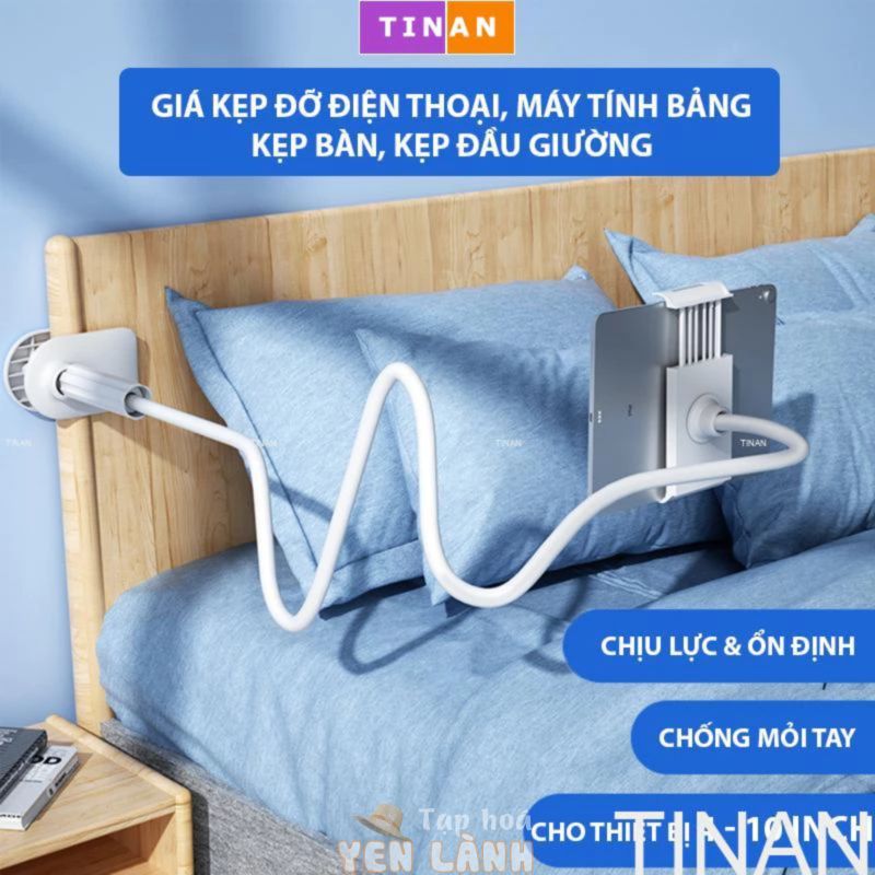 Giá Kẹp Đỡ Điện Thoại,Kẹp Điện Thoại Đầu Giường,Máy Tính Bảng,Kẹp Bàn, Kẹp Đầu Giường,Xem Phim Chống Mỏi Tay