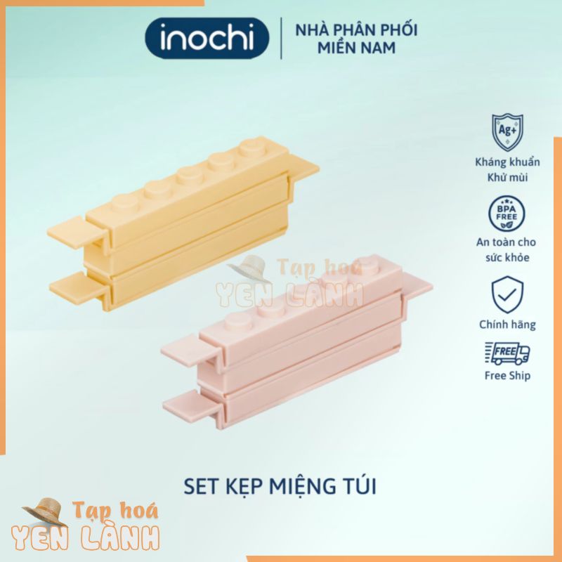 Kẹp miệng túi Inochi, kín hơi hoàn toàn, bảo quản thực phẩm, thay máy hàn miệng túi mini