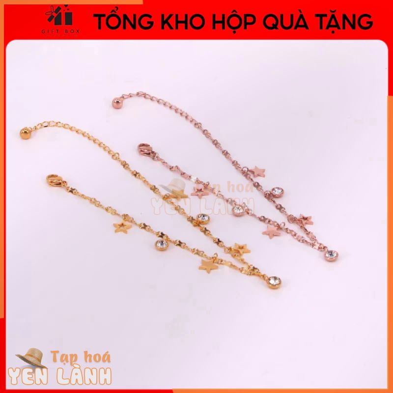 Lắc chân nữ hình ngôi sao đá lấp lánh – Giao hàng nhanh