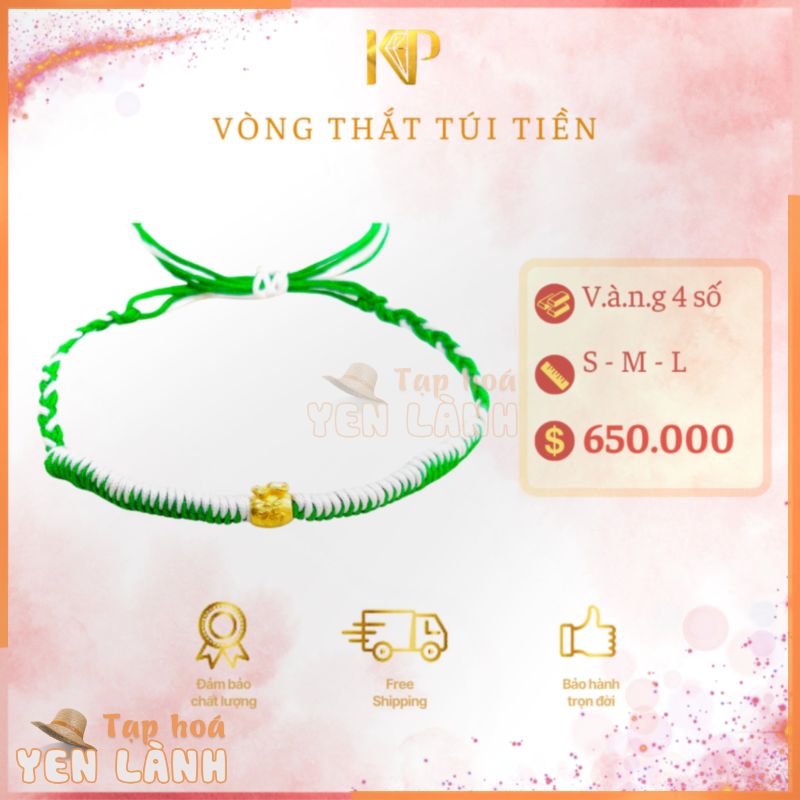 Vòng tay thắt chỉ túi tiền