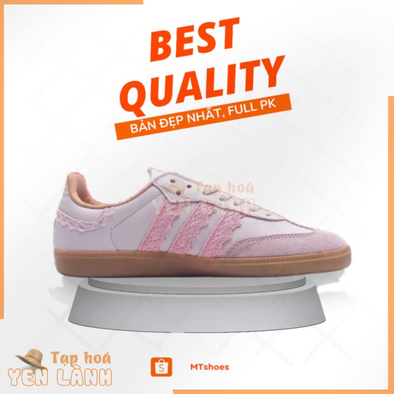 [Best Quality] Giày Adidas Samba OG ‘Pink Lace’ IG5932 Full Box Tag, cho Nam và Nữ bản đẹp nhất, full phụ kiện