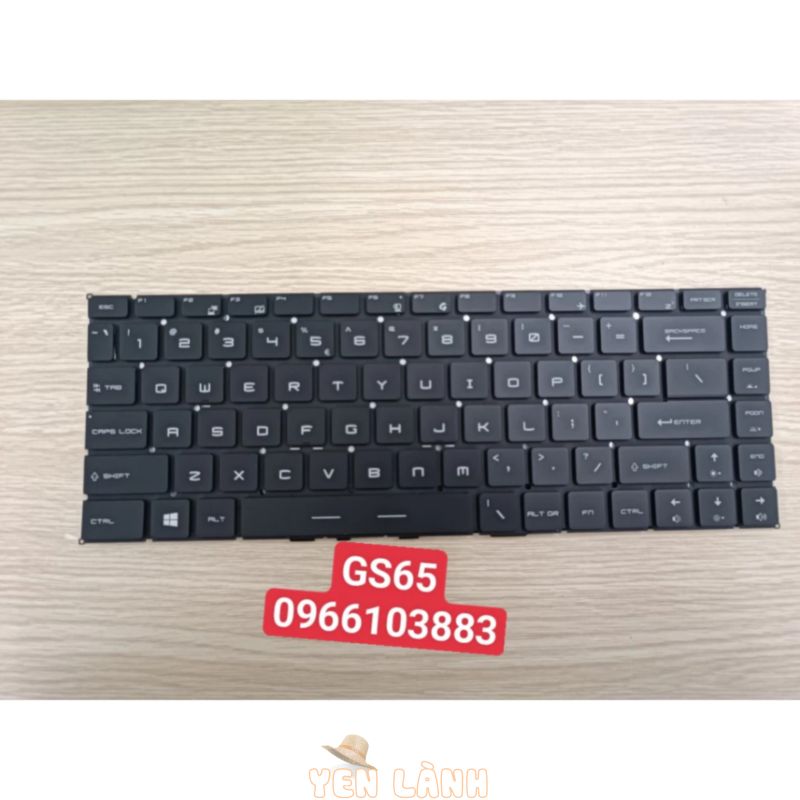 Bàn Phím Laptop MSI GF63 GS65 GF65 GF63 8RC 8RD Thin 9SC 10UC 11UD Thin 10SCXR 10SCX MS-16R1 MS-16R4 Zin Có Đèn New