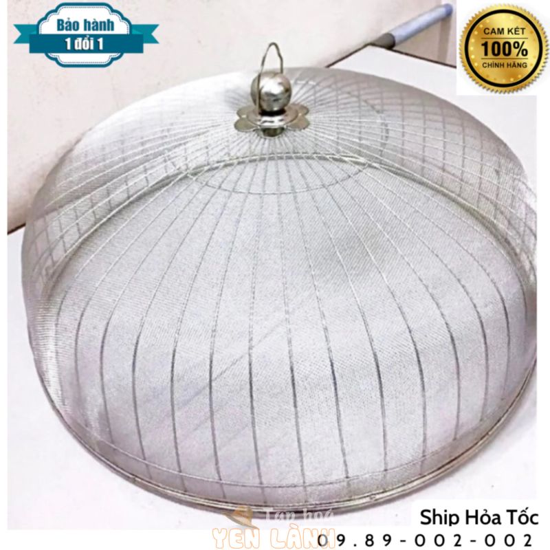 [Chuẩn INOx] Lồng Bàn Lưới Inox Dày Dặn Loại 1- Ship hoả tốc, Lỗi 1 đổi 1