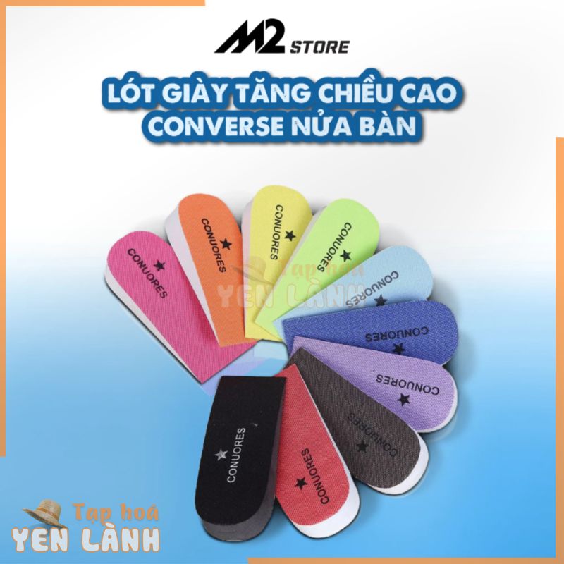 Lót giày tăng chiều cao converse nửa bàn loại L1(2cm)