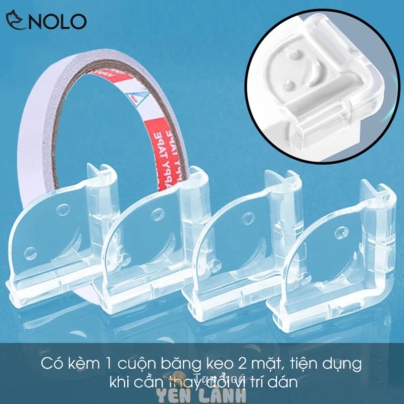 Combo 4 Nút Bọc Cạnh Bàn Góc Bàn Hình Tam Giác Mặt Cười Chất Liệu Nhựa PVC Dẻo Chịu Va Đập Chống Thấm