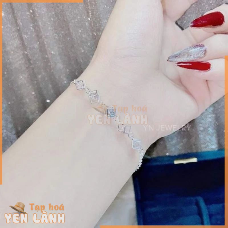 Lắc tay phối xí ngầu mẫu dày   YN JEWELRY