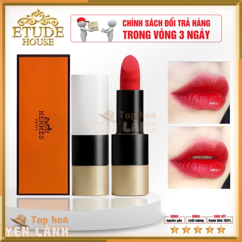 Son Hermes Rouge Matte và Satin Lipstick mẫu HOT 2024, đầy đủ túi hộp cho chị em lựa chọn.