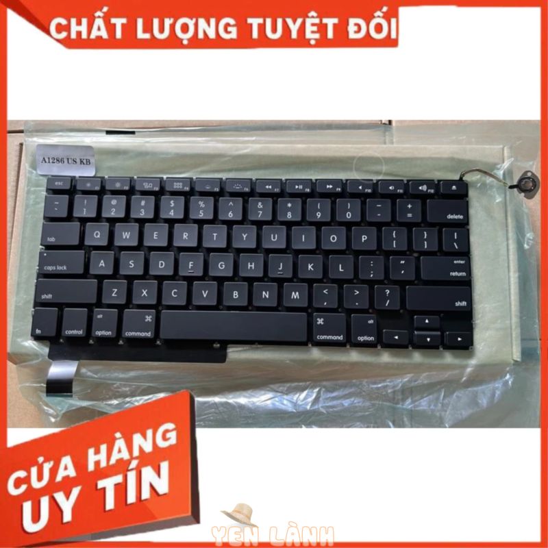 Bàn Phím Cho Max Book Pro 15 inch từ 2009 đến 2012 Model A1286 Chuẩn US