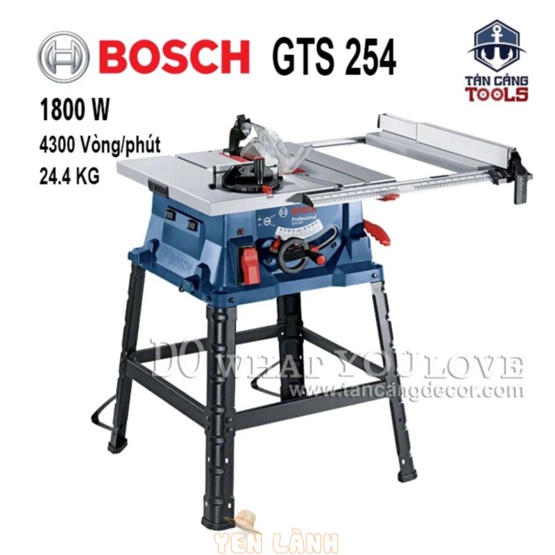 Máy Cưa Bàn Bosch GTS254 1800W ( Tặng Nón Bảo Hiểm Bosch )