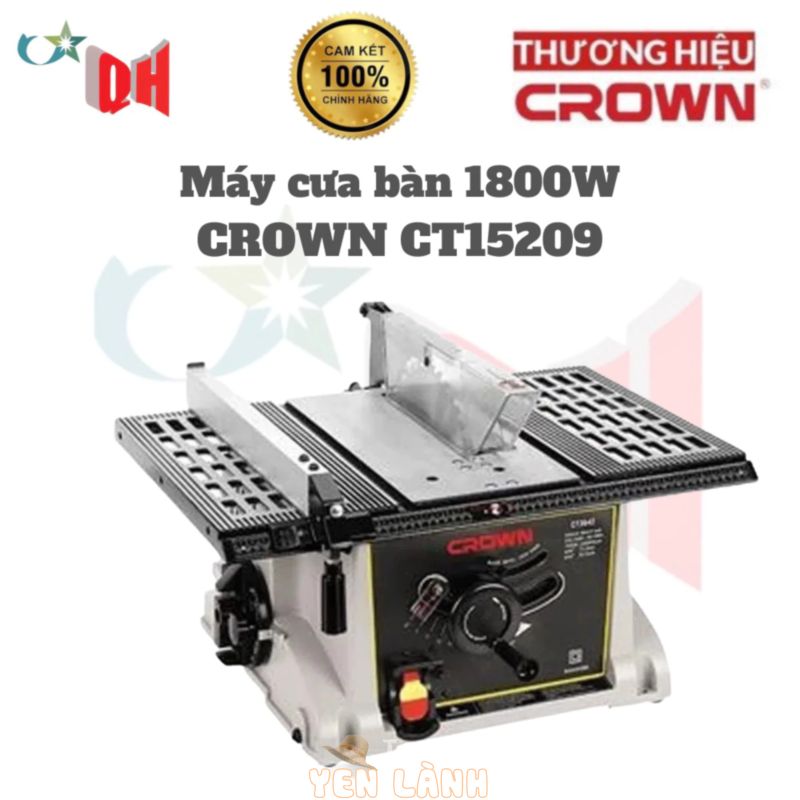 Máy Cưa Bàn 1800W CROWN CT15209 – HÀNG CHÍNH HÃNG