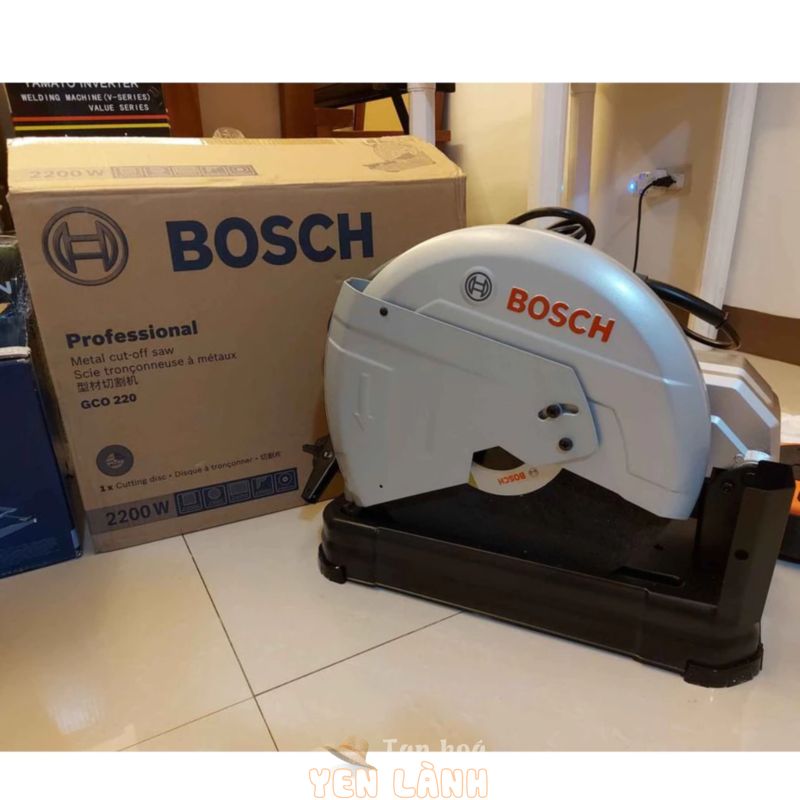 Máy cắt sắt BOSCH GCO220 2200W – Máy cắt sắt bàn mini lưỡi 355mm Hàng Chính Hãng