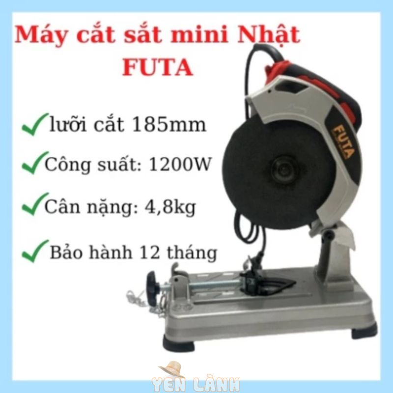 Máy Cắt Sắt Bàn Mini 185mm FUTA NHẬT – Máy cắt bàn FUTA NHẬT – Máy Cưa Bàn Công suất 1200w – Bảo hành 12 tháng