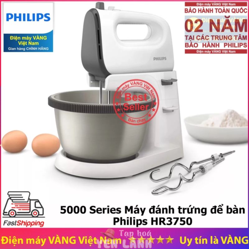 Máy đánh trứng để bàn Philips HR3750 thay thế cho model HR1559 HR3745 HR3705