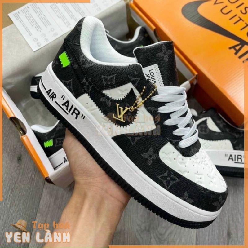 Giày Thể Thao Eo Vì Vân Dập Máy Sắc Nét Đế Êm Ái Fullbox, Giày Sneaker Chất Lượng Mẫu New thời trang Nam Nữ Đi Chơi