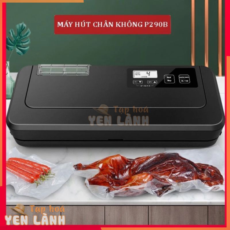 Máy Đóng Gói Hút Chân Không Công Nghiệp P290B Hàng Chuẩn hút và hàn tự động các loại túi, mối hàn kín – Bảo hành 12 thán