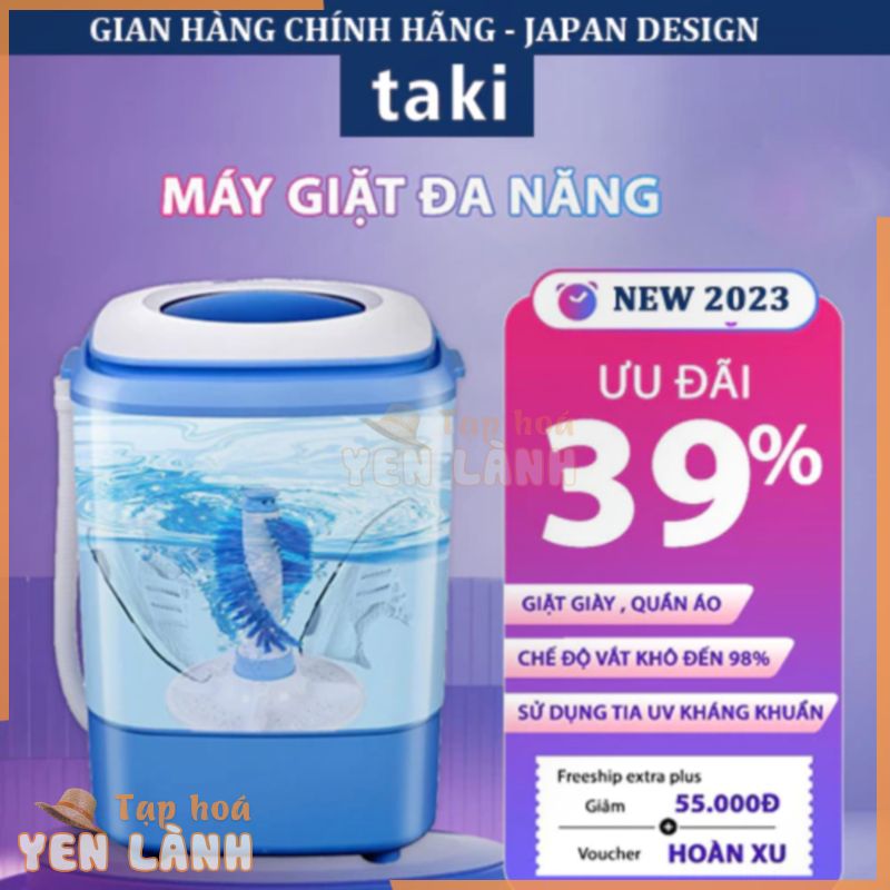 {Chính Hãng} Máy Giặt Giày, Dép Cao Cấp Có Khử Khuẩn Công Nghệ Blue Ag, Công Suất Lớn – Bảo Hành Chính Hãng