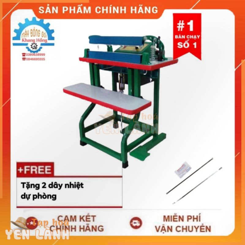 [TẶNG 2 DÂY NHIỆT] Máy Hàn Miệng Túi Dập Chân M2-300 Chân Thấp Tân Thanh chiều dài đường hàn 30cm,bề rộng mép hàn 3mm