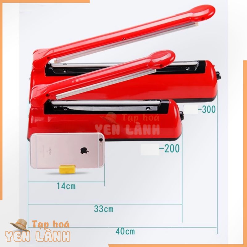 Máy Hàn Miệng Túi cầm tay Vinhkhang-shop đường hàn 20-30cm/2-5mm KHÔNG KÉN TÚI; túi zip bạc, craft, lọc trà