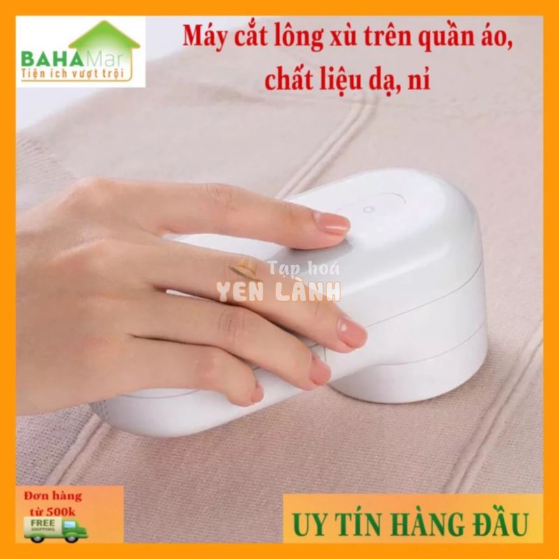 MÁY CẮT LÔNG XÙ TRÊN QUẦN ÁO, ĐỒ DẠ, NỈ “BAHAMAR” xách tay Pin tiện tích chất lượng đảm bảo cao, hút tốt mảnh vụn, bụi k