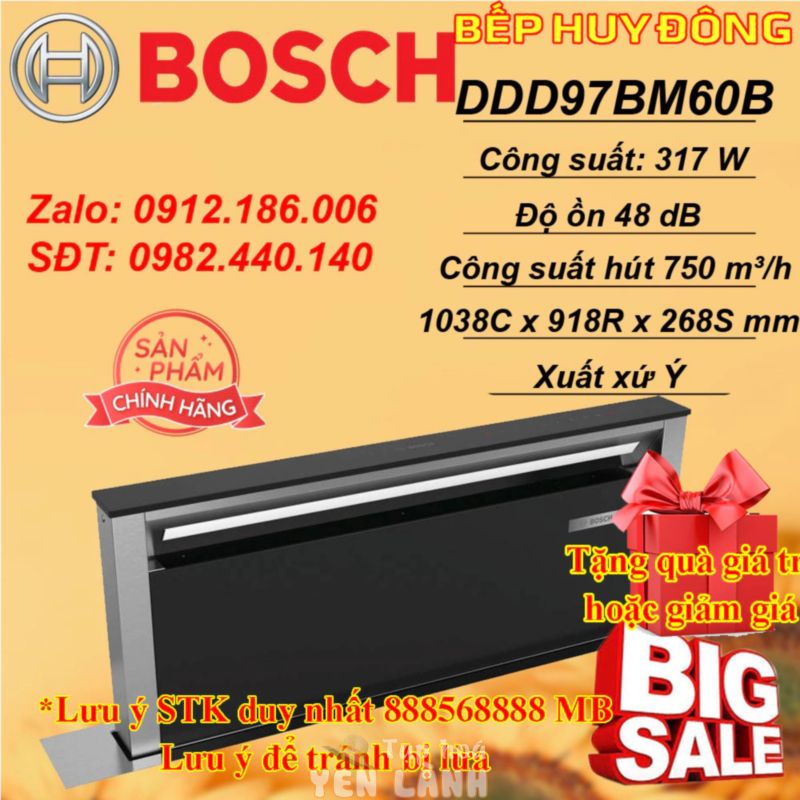 Máy Hút Mùi Âm Bàn BOSCH HMH.DDD97BM60B Series 8