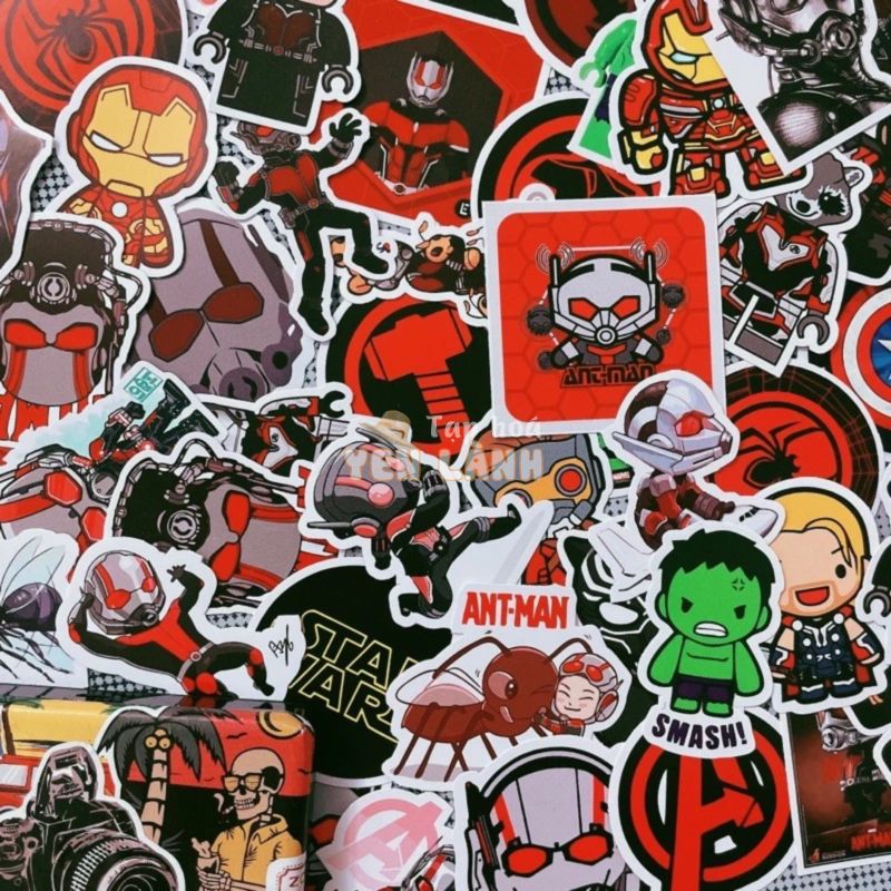 Decal Logo Sticker Patch in áo ủi trực tiếp lên vải hình người máy siêu anh hùng