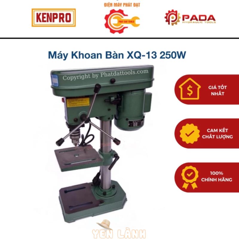 Máy khoan bàn Mini XQ-13 công suất 250W động cơ dây đồng có 5 cấp độ Bảo Hành 6 Tháng