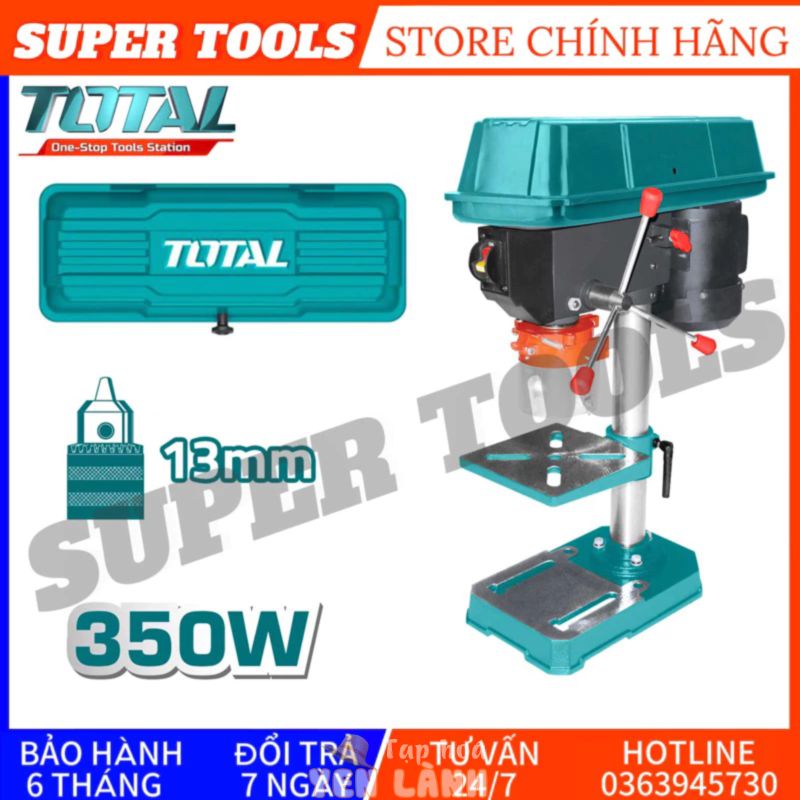 TOTAL Máy khoan bàn (13MM ) 350W TDP133501