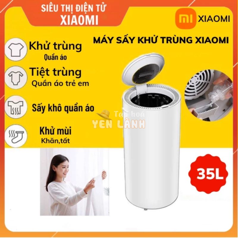 Máy Sấy Quần Áo Xiaomi HD-YWHL01 2 Trong 1 – Khử Trùng Quần Áo Xiaomi , UV Khử Trùng Ozone ,Diệt Khuẩn,Mùi Hôi 99%