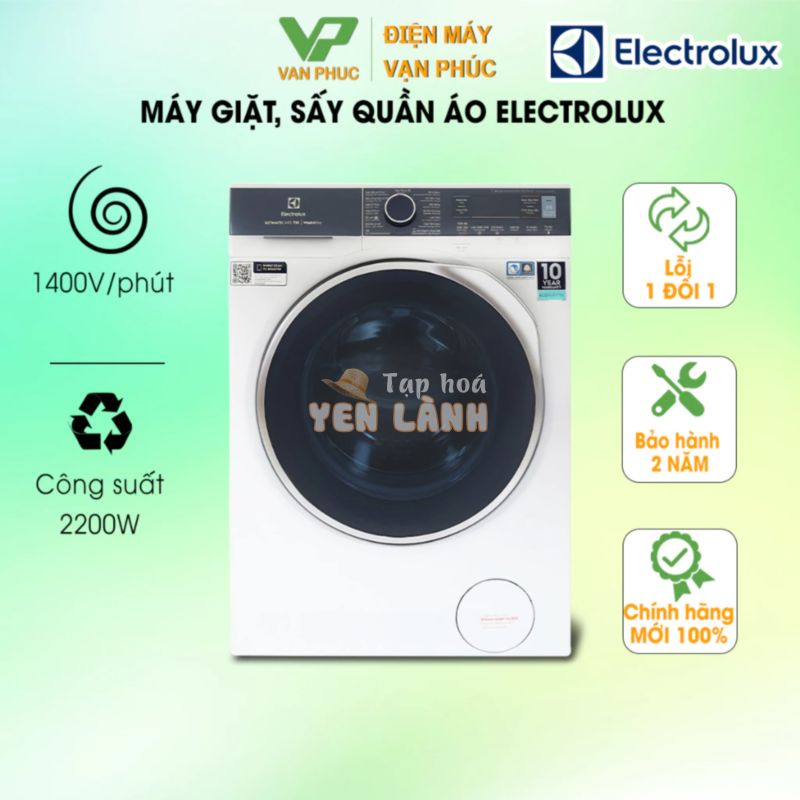 Máy giặt sấy quần áo Electrolux EWW1142Q7WB (Giặt 11kg, Sấy 7kg) – Hàng chính hãng bảo hành 24 tháng