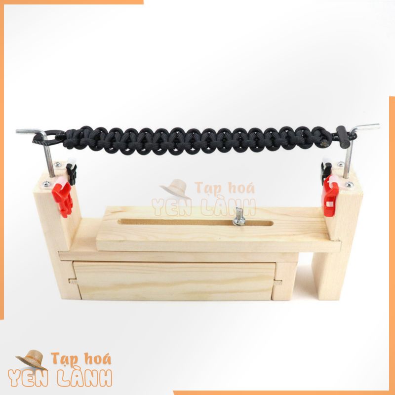 Amazon Bán Kéo Giá Bằng Gỗ Tiện Lợi Giá Bện Handmade DIY Vòng Tay Giá Bện Ô Dây Bện Máy