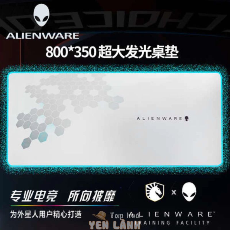 Alienware vải Mouse Pad Đệm máy tính để bàn dày cực lớn