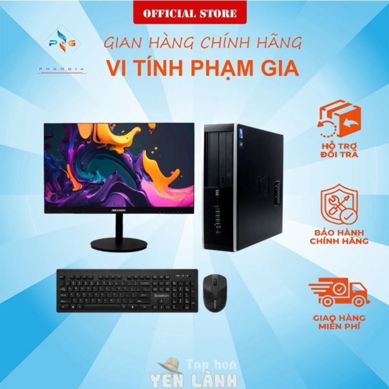 Máy tính để bàn   CHÍNH HÃNG   Máy tính Hp 6300SFF core I5-3470/8GB/SSD 128G, Màn hình 22inch mới