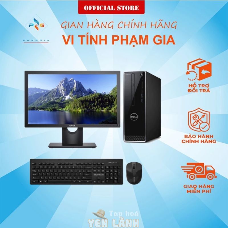 Máy tính để bàn   CHÍNH HÃNG   Máy tính Dell INSPIRON 3250 core i5 6500/Ram 8GB/SSD 128GB + MH 20inch Dell E2016