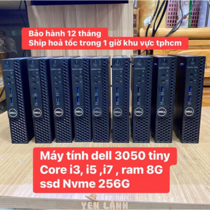 Máy vi tính bàn ,máy bộ mini dell 3050,i7 6700T,i5 6500T, i5 7500T,i3 7100T, Ram 16G,nvme 256gb