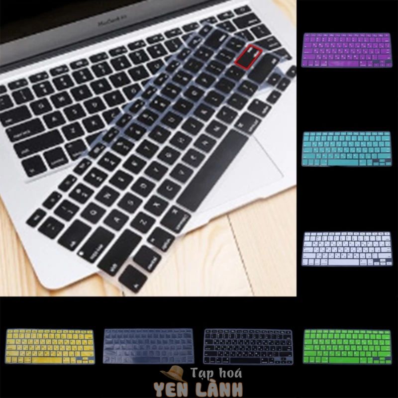 Miếng Dán Bàn Phím Silicone Cho Apple Macbook Air Pro 13 15