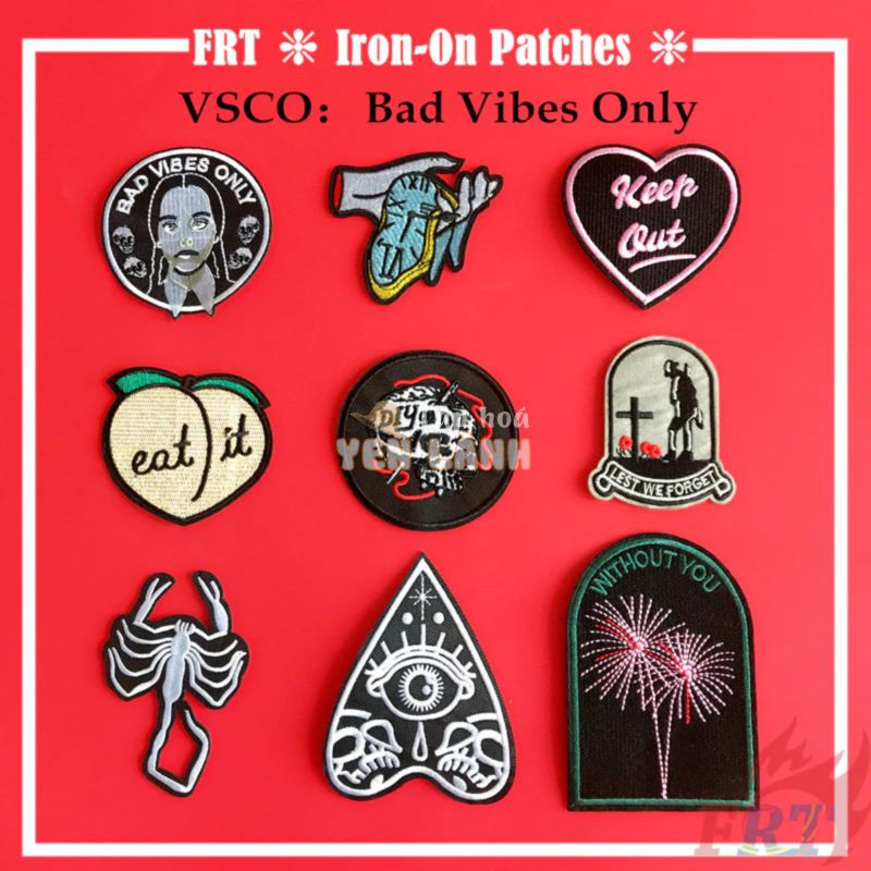 ☸ VSCO Patch ☸ 1Pc Original Style Patch Diy Sew On Iron On Clothes Badges Patch