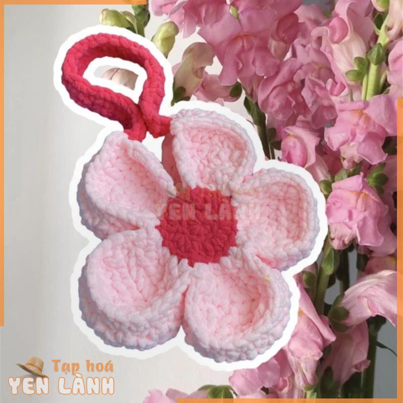 [Nhiều màu] Flower Bag Mini – Túi len móc hình bông hoa nhỏ cho em bé