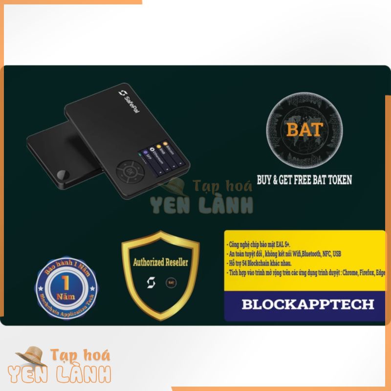 Ví Lạnh SafePal – Nguyên Seal – Hàng Chưa Active Bảo Hành – Phân Phối Chính Hãng – Mua Hàng được tặng Coin.