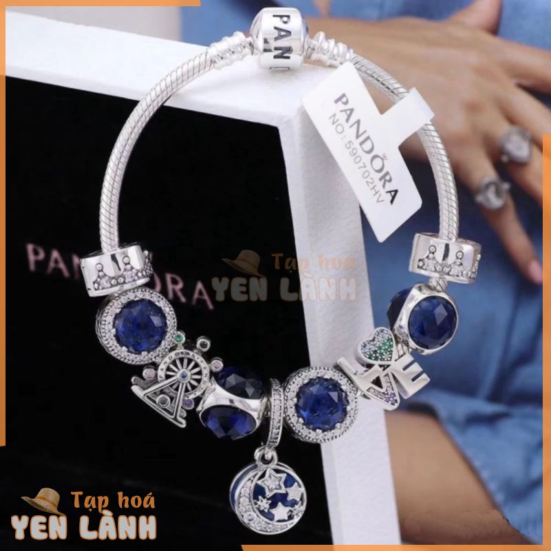 Vòng tay Pandora Vòng tay bạc 925 Mua dây mặt dây chuyền Bạn gái MỚI ASSA0215631