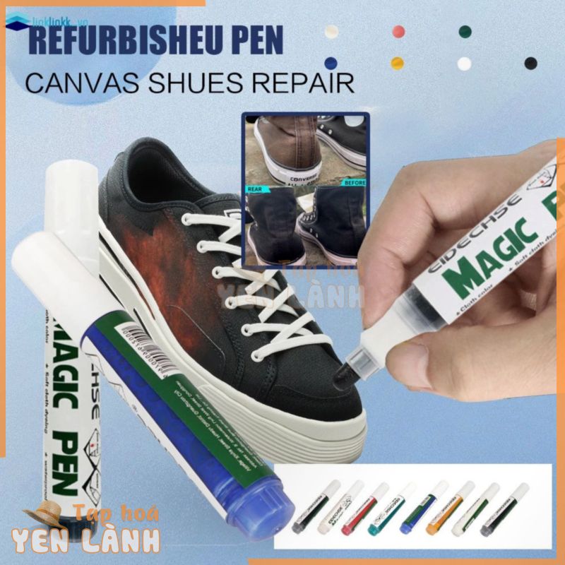 Bút Lông Canvas Mềm Nhuộm Màu Giày Sneaker Chống Thấm Nước