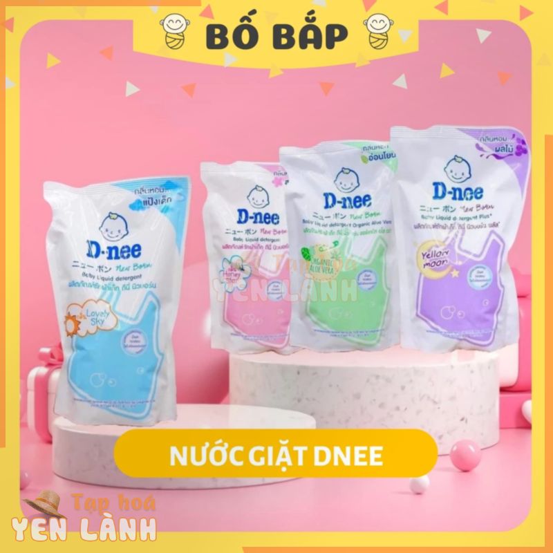 Nước Giặt Dnee ⚡ % CHÍNH HÃNG⚡ Cho Bé Sơ Sinh (Túi 550ml) – Hàng Nội Địa Thái Lan – Bố Bắp Store