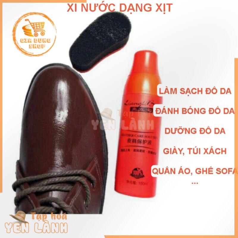 Xi Nước Dạng Xịt Làm Bóng Da, Dưỡng da, Lau Sạch Mốc, Xi Dưỡng Đồ Da Cao Cấp, Giày, Túi Xách, Ghế Sofa.