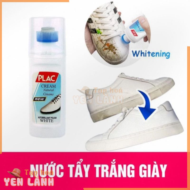 Chai Tẩy Trắng Giày Dép, Túi Xách PLAC – Nước Lau Sạch Giày PLAC