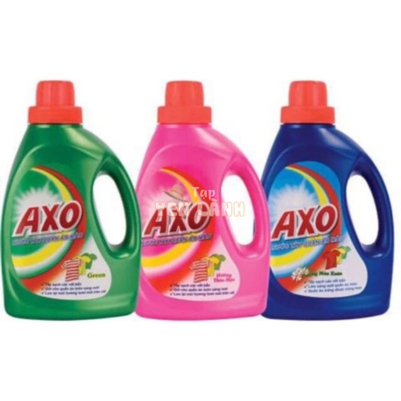 Tẩy quần áo màu Axo 400 và 800 ml – nước tẩy quần áo màu